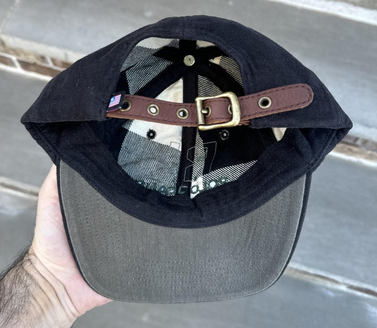 Vintage Polo Jeans Ralph Lauren Black / Green Hat — RootsBK